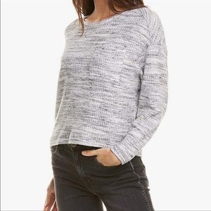 Michael Stars Marble Gray Long Sleeve Sweater Size Large